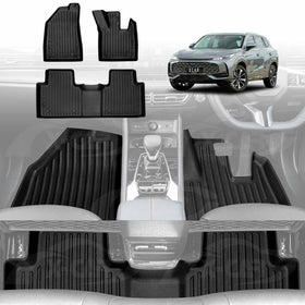 3D Floor Mats for MG HS 2024-Onwards All-Weather Car Liners