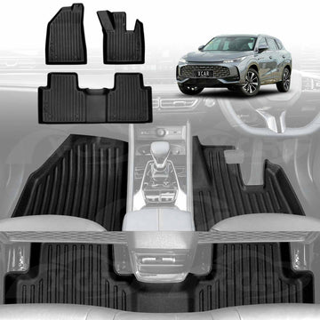 3D Floor Mats for MG HS 2024-Onwards All-Weather Car Liners