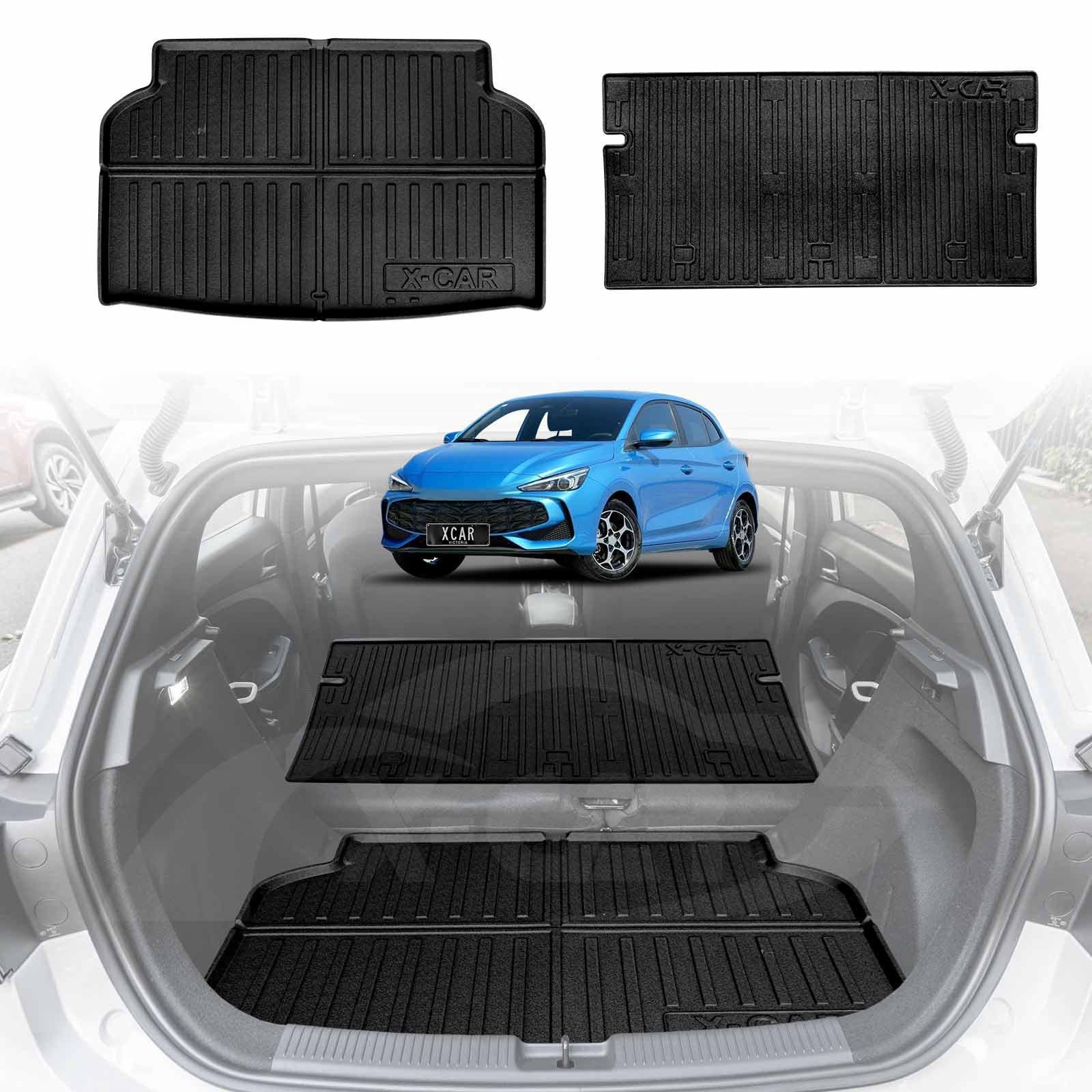 Boot Liner / Back Seat Protector for  MG 3 MG3 2024-2025 All-Weather Liners