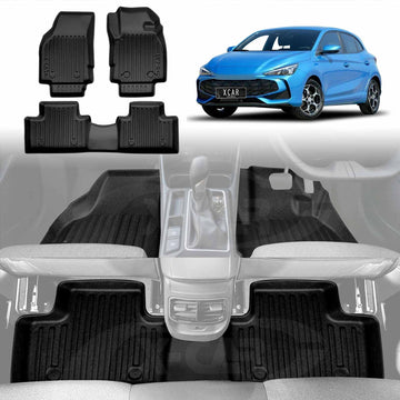 3D Floor Mats for MG 3 MG3 2024-2025 All-Weather Car Liners