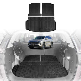 3 Pcs Boot Liners for MG QS 2025-Onwards All Weather Cargo Mat