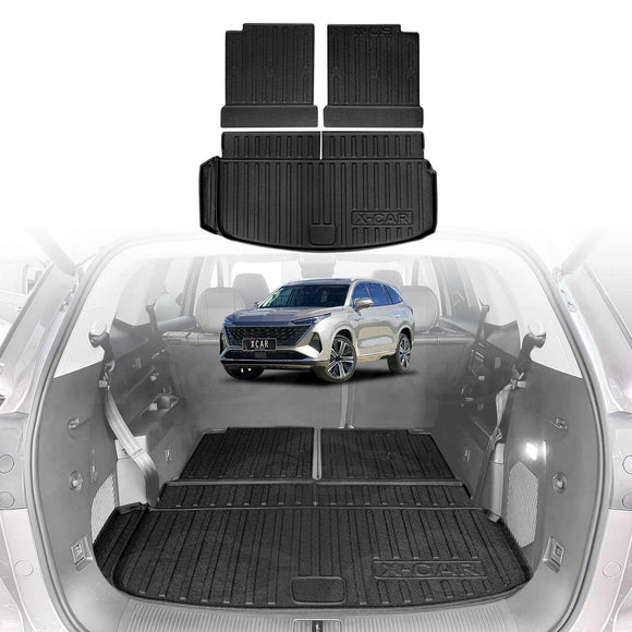 3 Pcs Boot Liners for MG QS 2025-Onwards All Weather Cargo Mat