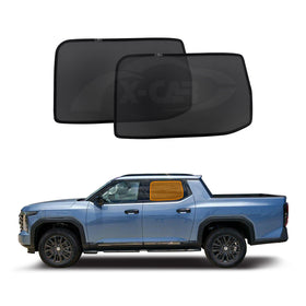 X-CAR window sun shades installed on MG MGU9 car windows.

