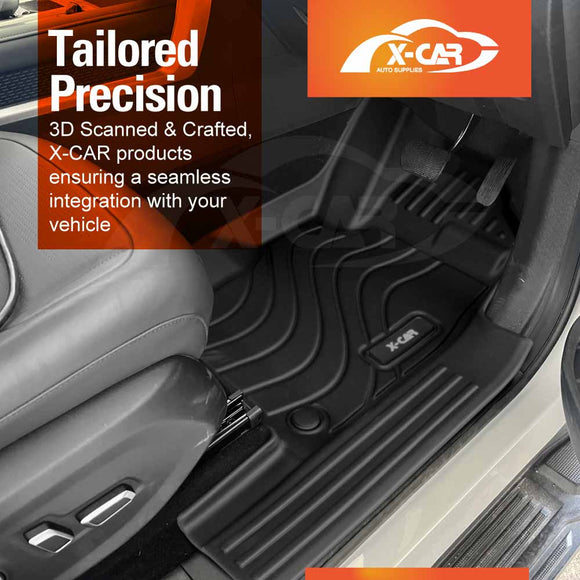 3D Floor Mats for MG MGU9 Dual Cab 2025-Onwards All Weather Car Liners