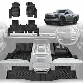 X-CAR floor mats installed in MG MGU9 car floor.