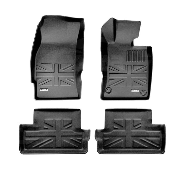 3D Floor Mats for Mini Cooper 2014-2025 All-Weather Car Liners