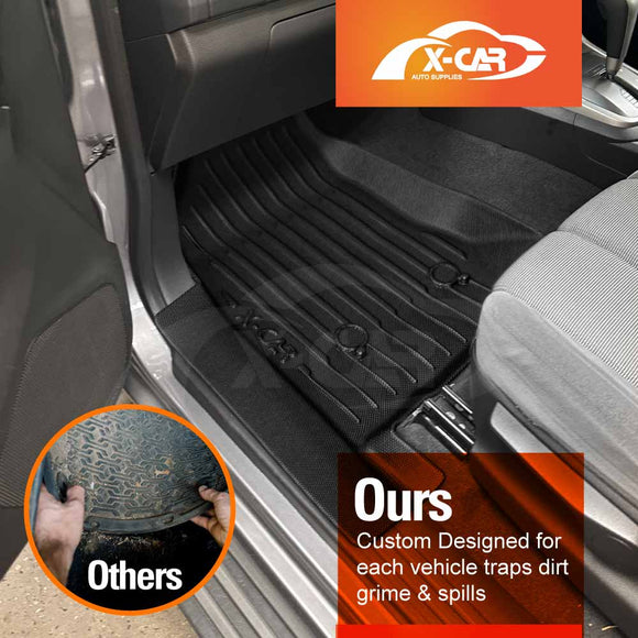 3D Floor Mats for Isuzu MU-X MUX 2013-2021 All-Weather Liners