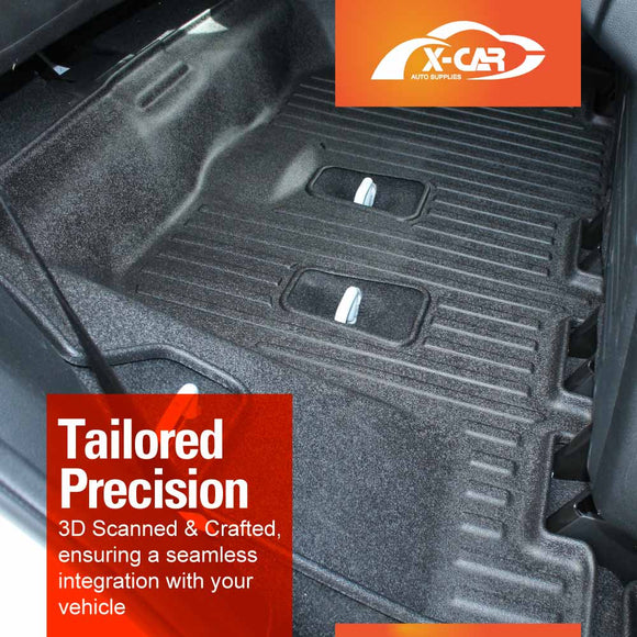 3D Floor Mats for Isuzu MU-X MUX 2022-Onwards All-Weather Car Liners
