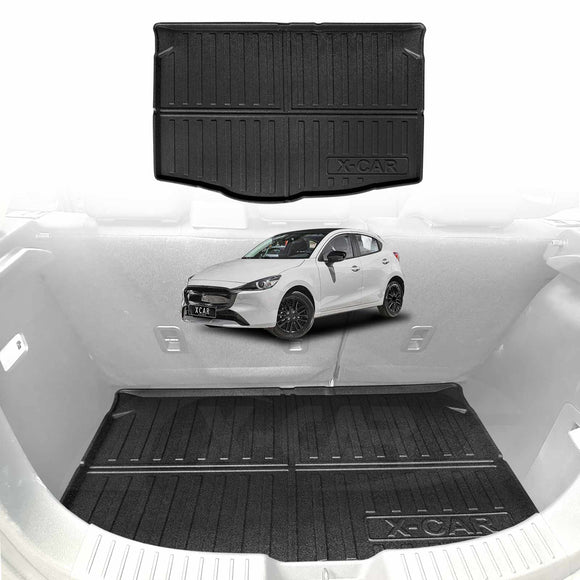 Boot Liner Back Seat Protector for Mazda 2 Hatch 2014-Onwards DJ Series Trunk Cargo Mat