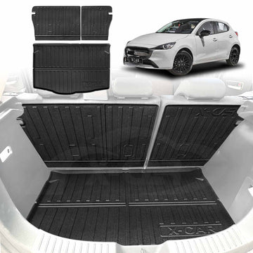 Boot Liner Back Seat Protector for Mazda 2 Hatch 2014-Onwards DJ Series Trunk Cargo Mat