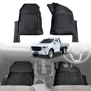 3D Car Mats for Mazda BT-50 BT50 Single Cab 2020-Onwards TF Series All-Weather Floor Liners-1