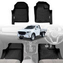 3D Car Mats for Mazda BT-50 BT50 Single Cab 2020-Onwards TF Series All-Weather Floor Liners-1