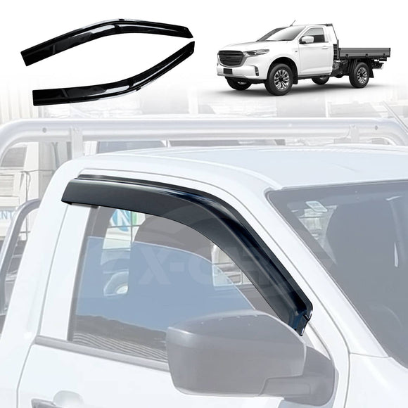 Weathershields for Mazda BT-50 BT50 Single Cab TF Series 2020-Onwards Car Weather Shields Wind Deflectors Sun Visors