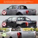 Soft Tonneau Cover for Mazda BT-50 BT50 Dual Cab TF Series 2020-Onwards Tri-Fold Ute Tub Bed-2