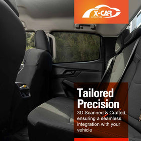 Rear Window Sun Shades for Mazda BT-50 BT50 Dual Cab 2020-2025 TF Series - 0