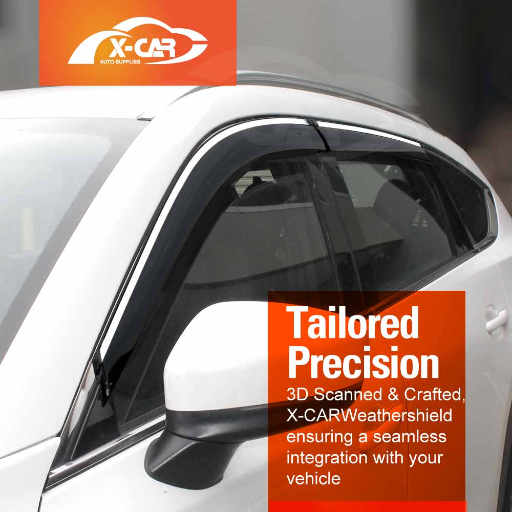 Weathershields for Mazda CX8 CX-8 2018-2024 Car Weather Shields Wind Deflectors Sun Visors