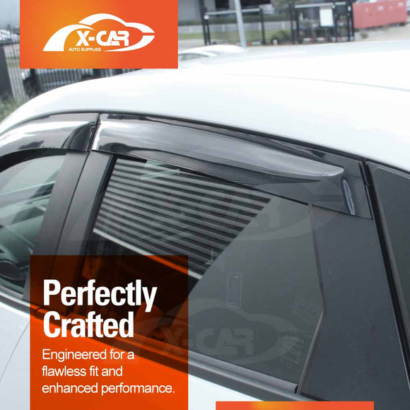 WeatherShields for Mazda CX-3 2015-Onwards Car Weather Shields Wind Deflectors Sun Visors