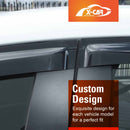 WeatherShields for Mazda CX-3 2015-Onwards Car Weather Shields Wind Deflectors Sun Visors-3