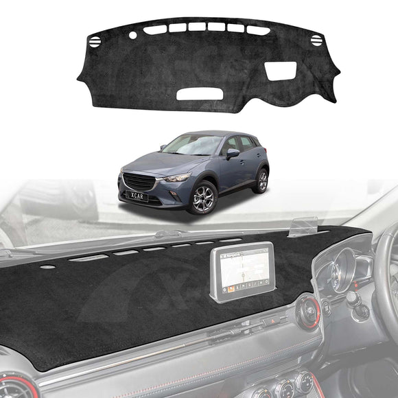 Dash Mat for Mazda CX-3 CX3 With HUD 2015-Onwards Non-Slip Microfiber Pad Cover