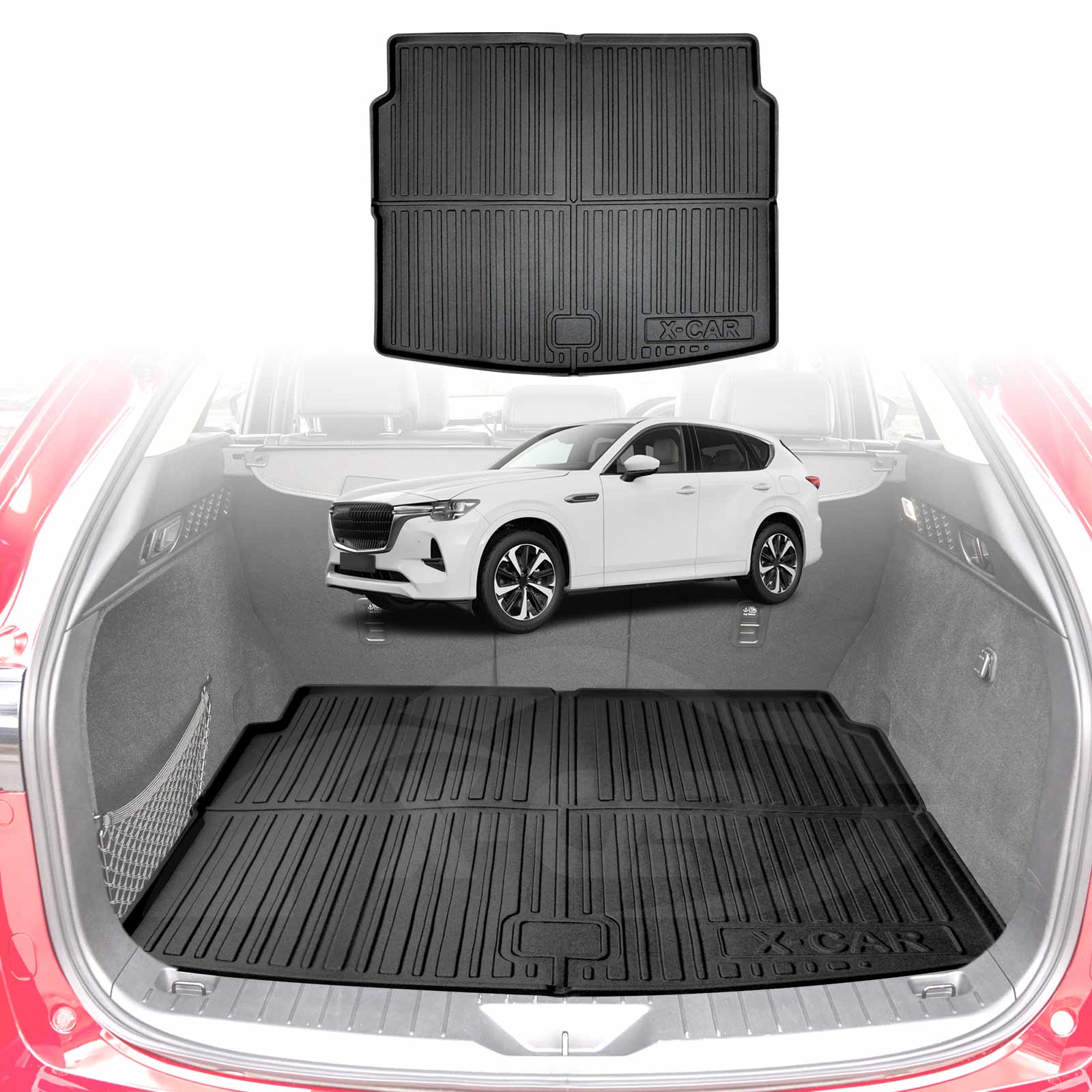 Boot Liner for Mazda CX-60 CX60 2023-2025 All-Weather Trunk Cargo Mat ...