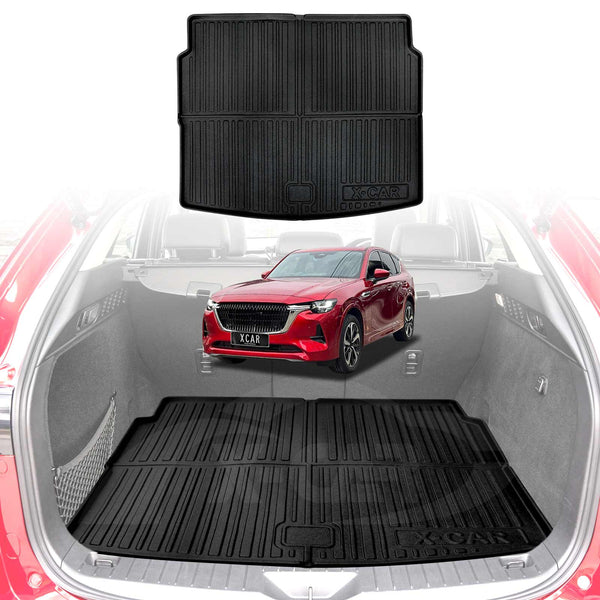 Boot Liner / Back Seat Protector for Mazda CX-60 CX60 2023-2025 All-Weather Trunk Cargo Mat