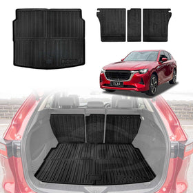Boot Liner / Back Seat Protector for Mazda CX-60 CX60 2023-Onwards All-Weather Trunk Cargo Mat