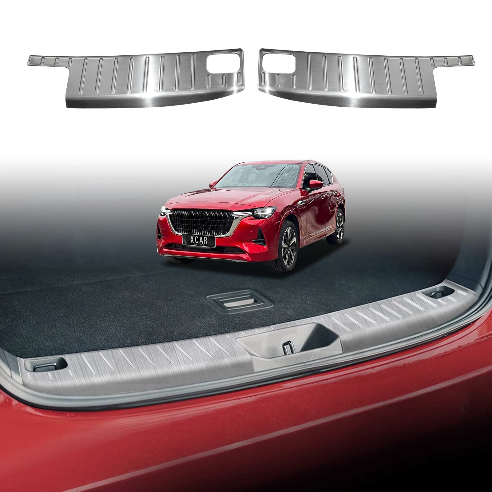 Rear Bumper Guard for Mazda CX-60 CX60 2023-2025 Boot Trunk Step Panel Protector