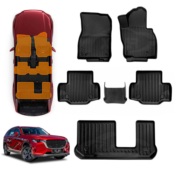 Floor Mats for Mazda CX-80 CX80 2024-Onwards All-Weather Liners