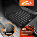 3D Floor Mats for Mazda CX-9 CX9 2016-Onwards All-Weather Car Liners-3