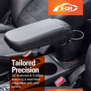 Central Armrest Storage Box with Cup Holder for Mazda 2 Hatch & Sedan 2014-Onwards Arm Rest Interior Accessories-2