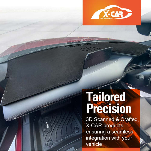Dash Mat for Mazda 3 BP Series Hatch Sedan 2019-Onwards Non-Slip Microfiber Pad Cover