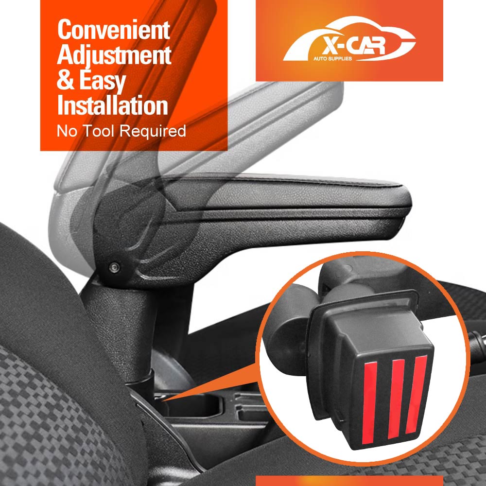 Central Armrest Storage Box with Cup Holder for Mazda CX-3 CX3 2015-2025 Arm Rest Interior Accessories - 0