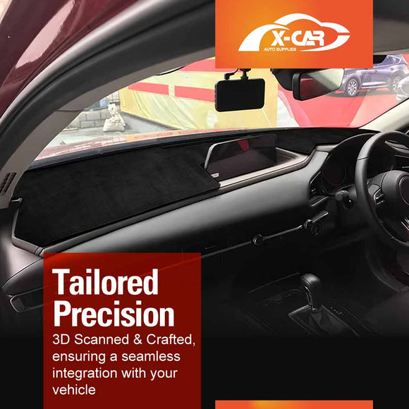 Dash Mat for Mazda CX30 CX-30 2019-Onwards Non-Slip Microfiber Pad Cover