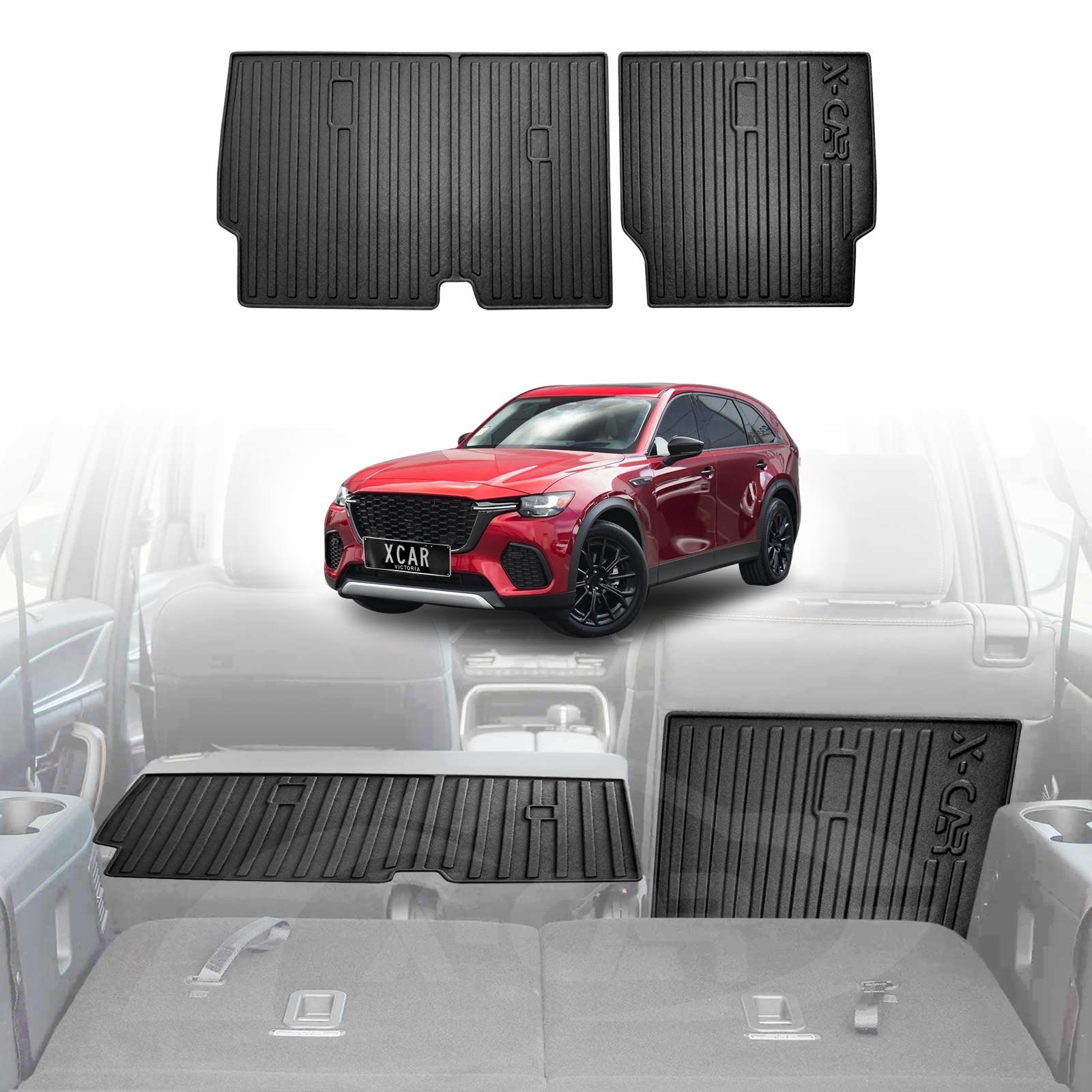 [Pre-order] Boot Liner/ Back Seat Protector for Mazda CX-70 CX70 2024-Onwards All Weather Cargo Mat