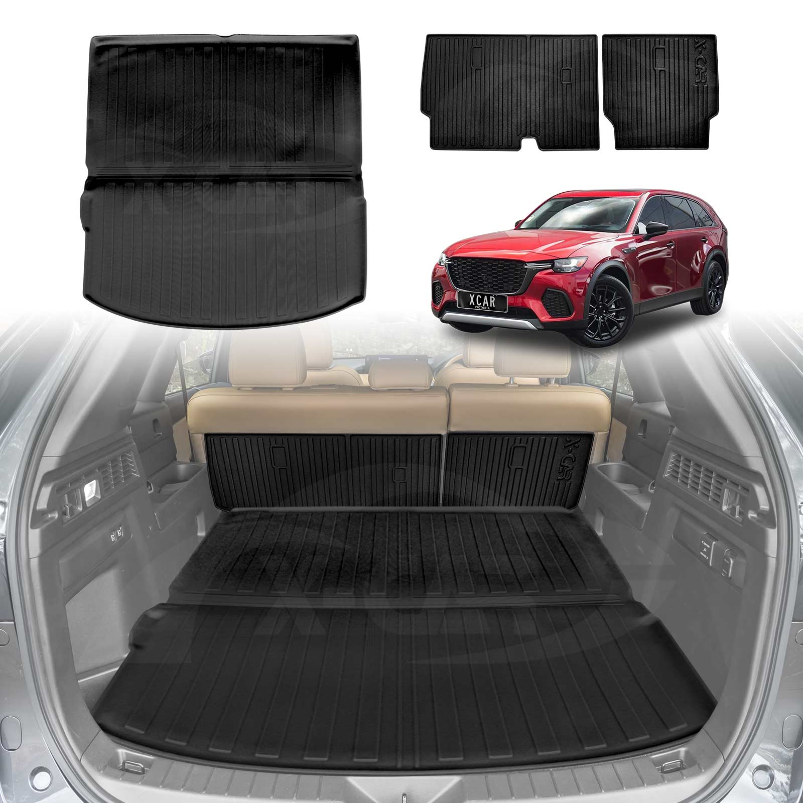 Boot Liner/ Back Seat Protector for Mazda CX-70 CX70 2024-Onwards All Weather Cargo Mat