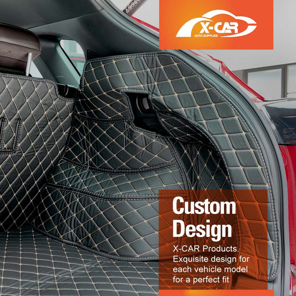 Premium Boot Liner Back Seats Protector for Mazda CX5 CX-5 2017-2026 PU Leather