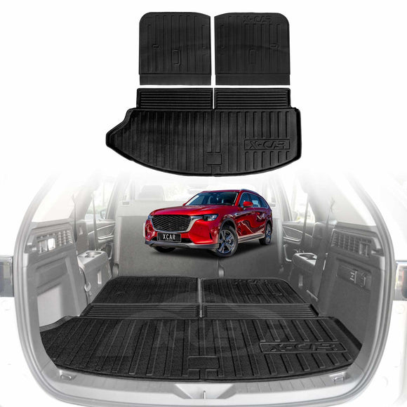 Boot Liner / Back Seat Protector for Mazda CX-80 CX80 2024-Onwards All-Weather Car Mats