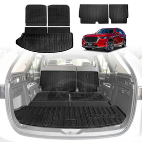 Boot Liner / Back Seat Protector for Mazda CX-80 CX80 2024-Onwards All-Weather Car Mats