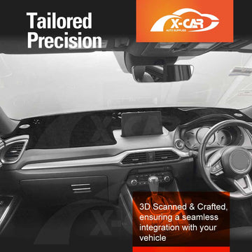 Dash Mat for Mazda CX-9 CX9 With HUD 2016-Onwards Non-Slip Microfiber Pad Cover Interior Accessories - 0