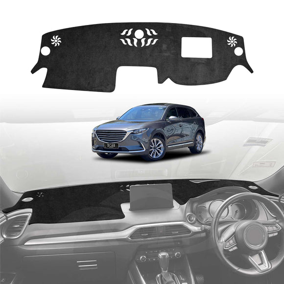 Dash Mat for Mazda CX-9 CX9 With HUD 2016-Onwards Non-Slip Microfiber Pad Cover Interior Accessories