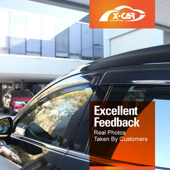 WeatherShields for Mazda 3 Sedan BP 2019-2025 Car Weather Shields Wind Deflectors Sun Visors