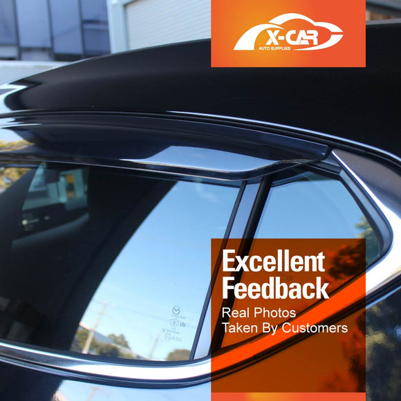 WeatherShields for Mazda 3 Hatch 2019-2025 Car Weather Shields Wind Deflectors Sun Visors