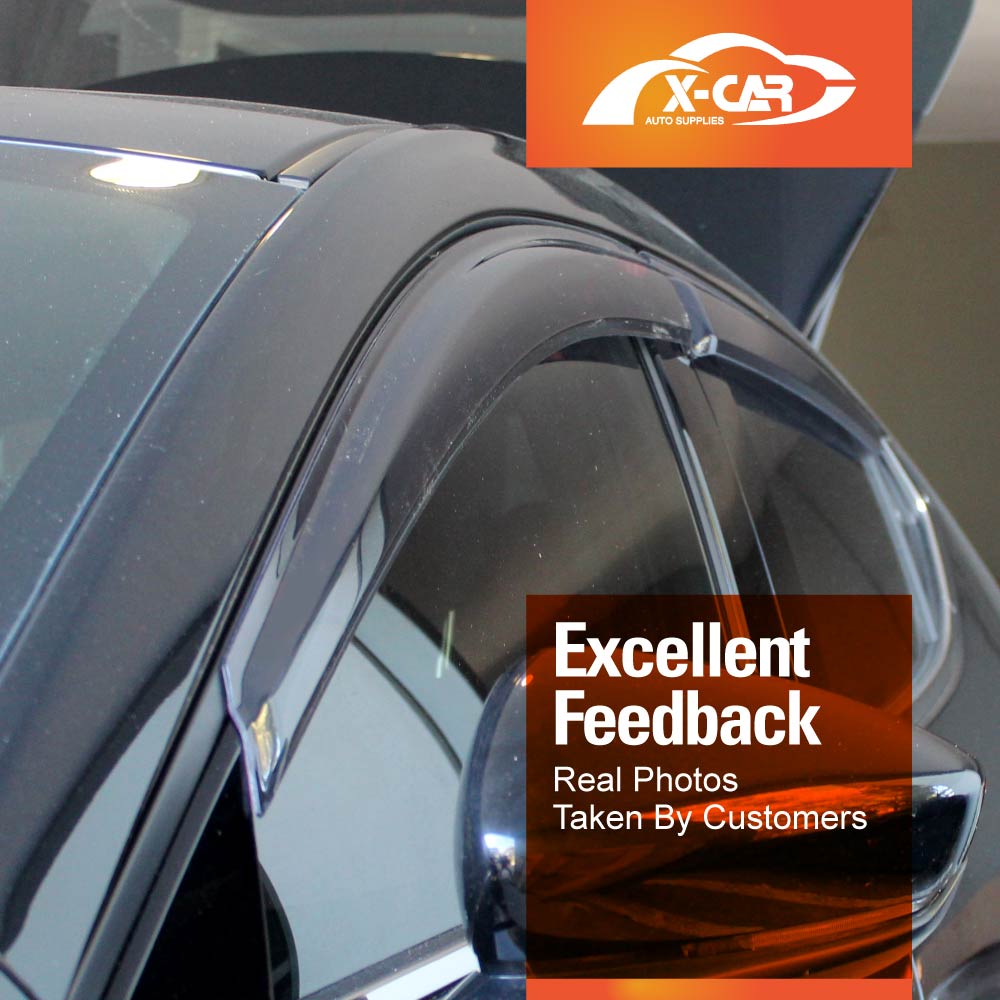 WeatherShields for Mazda 3 Hatch 2019-2025 Car Weather Shields Wind Deflectors Sun Visors