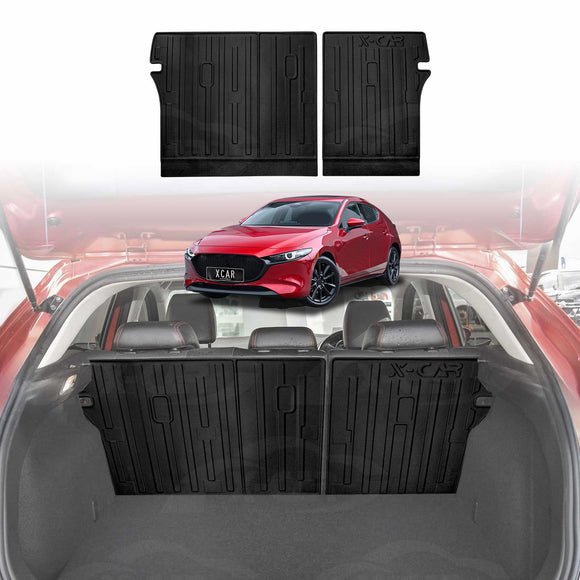Boot Liner/ Back Seat Protector for Mazda 3 Hatch BP Series 2019-Onwards Cargo Mat