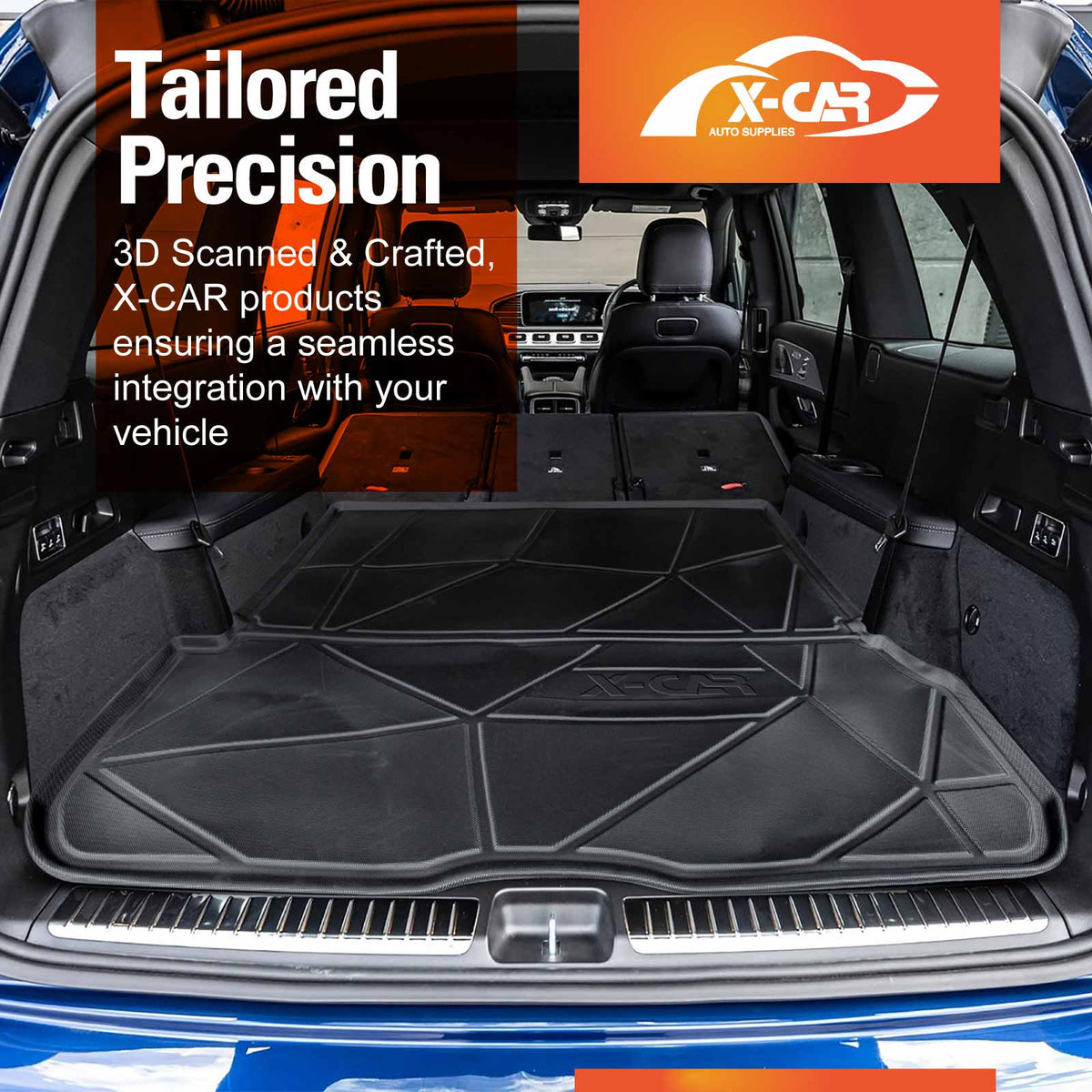Boot Liner for Mercedes-Benz GLS-Class 2019-Onwards Cargo Mat | X-CAR