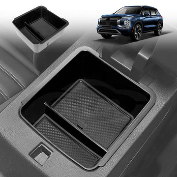 Hot Deal - Armrest Organizer Tray for Mitsubishi Outlander 2021-2025 Storage Box