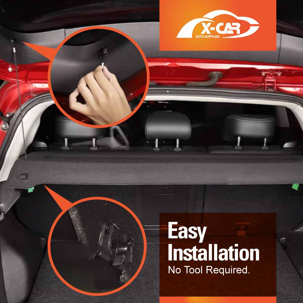 Cargo Cover for Mitsubishi ASX 2010-Onwards Car Trunk Shade - 0