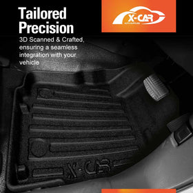 3D Floor Mats for Mitsubishi Eclipse Cross 2017-2020 All-Weather Liners - 0