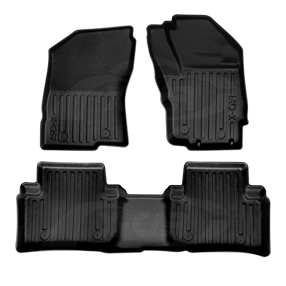 3D Floor Mats for Mitsubishi Eclipse Cross 2021-Onwards All-Weather Liners