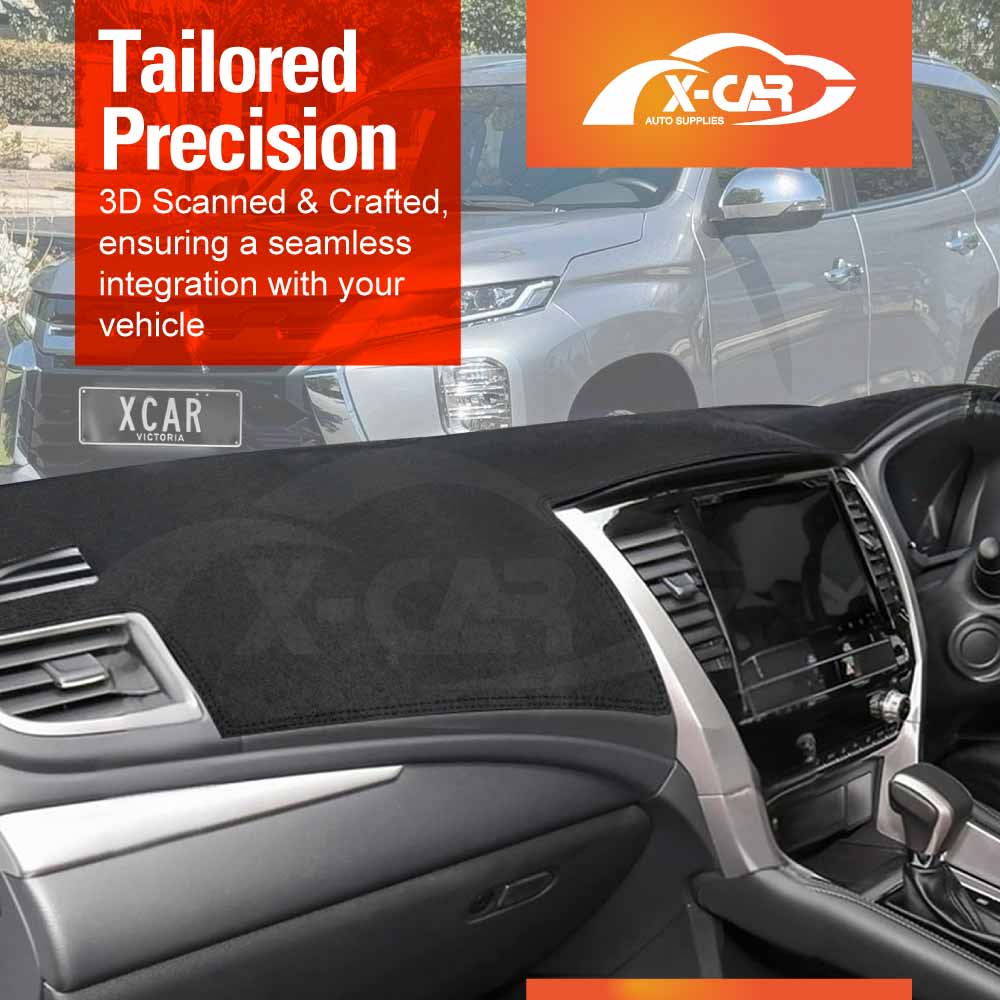 Dash Mat for Mitsubishi Pajero Sport 2015-2025 Non-Slip Dashboard Pad Cover - 0